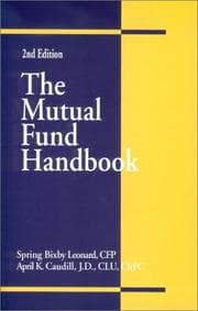 Tapa de Mutual Fund Handbook