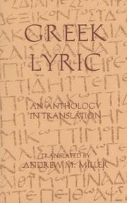 Tapa de Greek Lyric