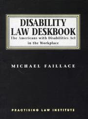 Tapa de Disability law deskbook
