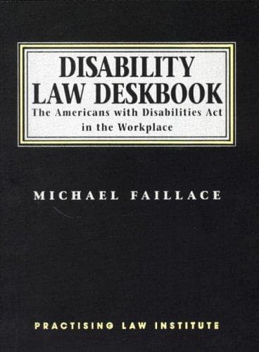 Tapa de Disability law deskbook