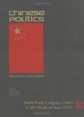 Tapa de Chinese Politics: Documents and Analysis