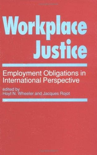 Tapa de Workplace justice
