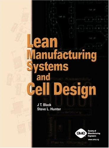 Tapa de Lean manufacturing systems and cell design