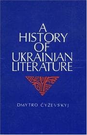 Tapa de A history of Ukrainian literature