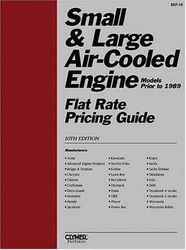 Tapa de Small and Large Engine Flat Rate