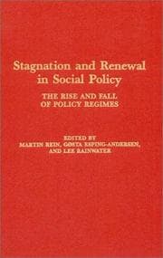 Tapa de Stagnation and Renewal in Social Policy