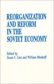 Tapa de Reorganization and reform in the Soviet economy