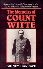 Tapa de The memoirs of Count Witte