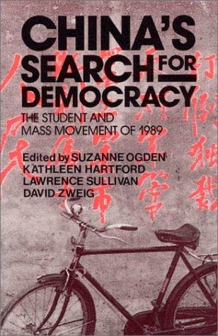 Tapa de China's search for democracy