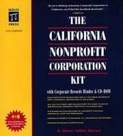 Tapa de The California nonprofit corporation kit