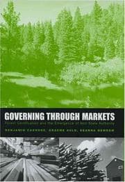 Tapa de Governing through markets