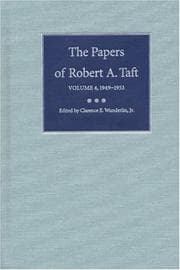 Tapa de Papers of Robert A. Taft, 1949-1953