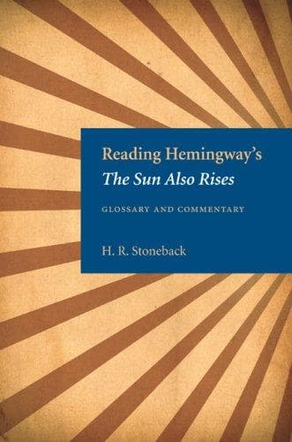 Tapa de Reading Hemingway's The Sun Also Rises