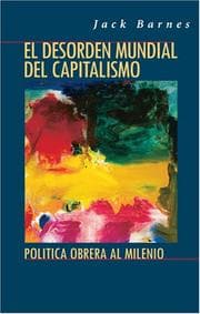 Tapa de El Desorden Mundial Del Capitalismo