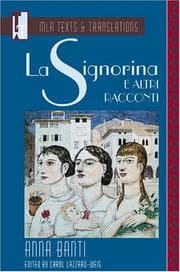 Tapa de La signorina e altri racconti