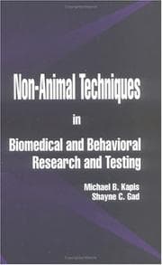 Tapa de Non-animal techniques in biomedical and behavioral research and testing