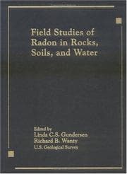 Tapa de Field studies of radon in rocks, soils, and water