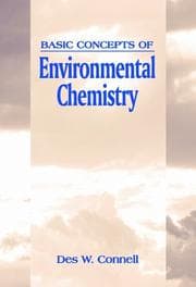 Tapa de Basic concepts of environmental chemistry