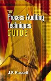 Tapa de The Process Auditing Techniques Guide