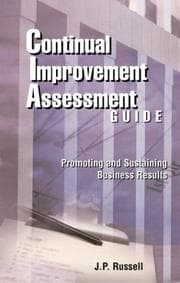 Tapa de Continual Improvement Assessment Guide