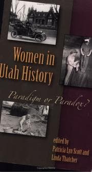 Tapa de Women in Utah history