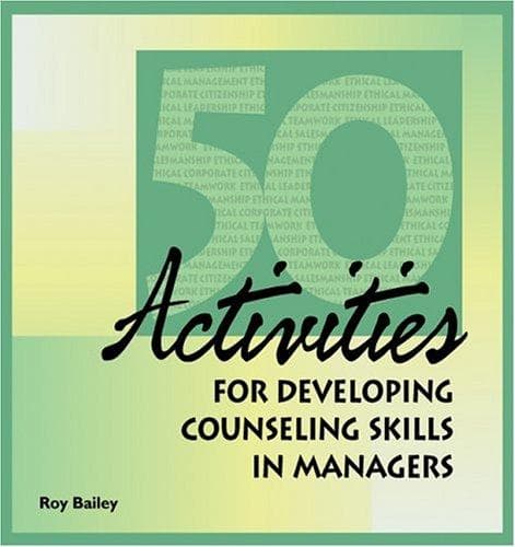 Tapa de Fifty Activities for Developing Counseling Skills in Managers