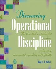 Tapa de Discovering Operational Discipline