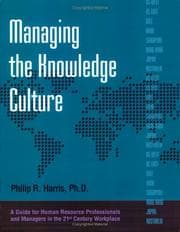 Tapa de Managing the Knowledge Culture