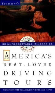 Tapa de Frommer's America's best-loved driving tours