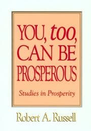 Tapa de You Too Can Be Prosperous