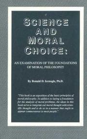 Tapa de Science and moral choice
