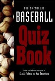 Tapa de The Macmillan baseball quiz book