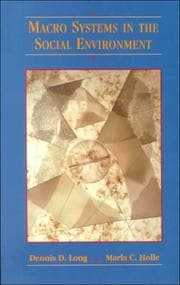 Tapa de Macro systems in the social environment