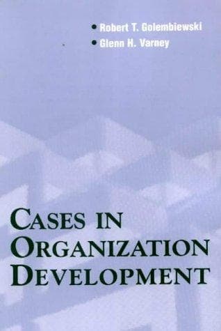 Tapa de Cases in organization development