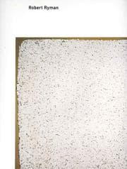 Tapa de Robert Ryman