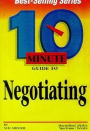 Tapa de 10 minute guide to negotiating