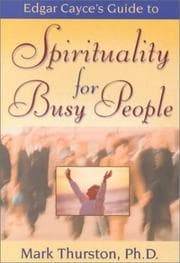 Tapa de Edgar Cayce's Guide to Spirituality for Busy People