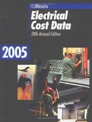 Tapa de Electrical Cost Data 2005 (Means Electrical Cost Data)
