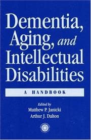 Tapa de Dementia, aging, and intellectual disabilities