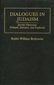 Tapa de Dialogues in Judaism