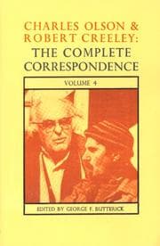 Tapa de The Complete Correspondence of Charles Olson & Robert Creeley