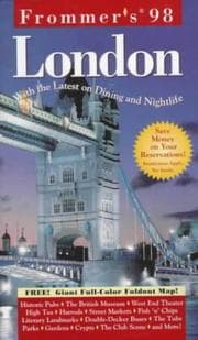 Tapa de Frommer's 98 London