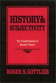Tapa de History and subjectivity