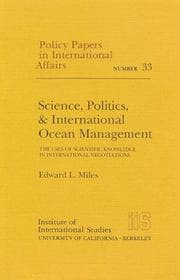 Tapa de Science, politics & international ocean management