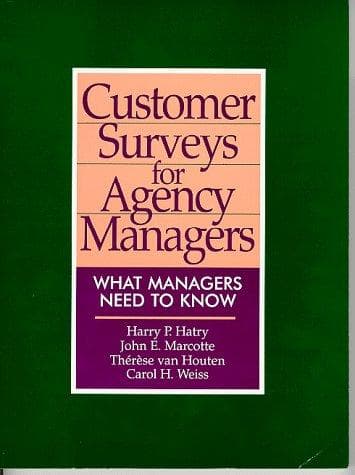 Tapa de Customer Surveys for Agency Managers