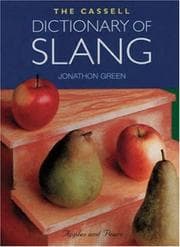 Tapa de The Cassell dictionary of slang