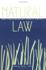 Tapa de Natural law and contemporary public policy