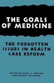 Tapa de The goals of medicine