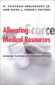 Tapa de Allocating scarce medical resources
