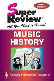 Tapa de Music history